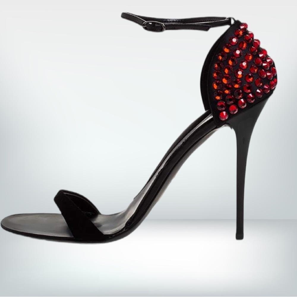 Giuseppe Zanotti Embellished High Heel Sandals NWT 37